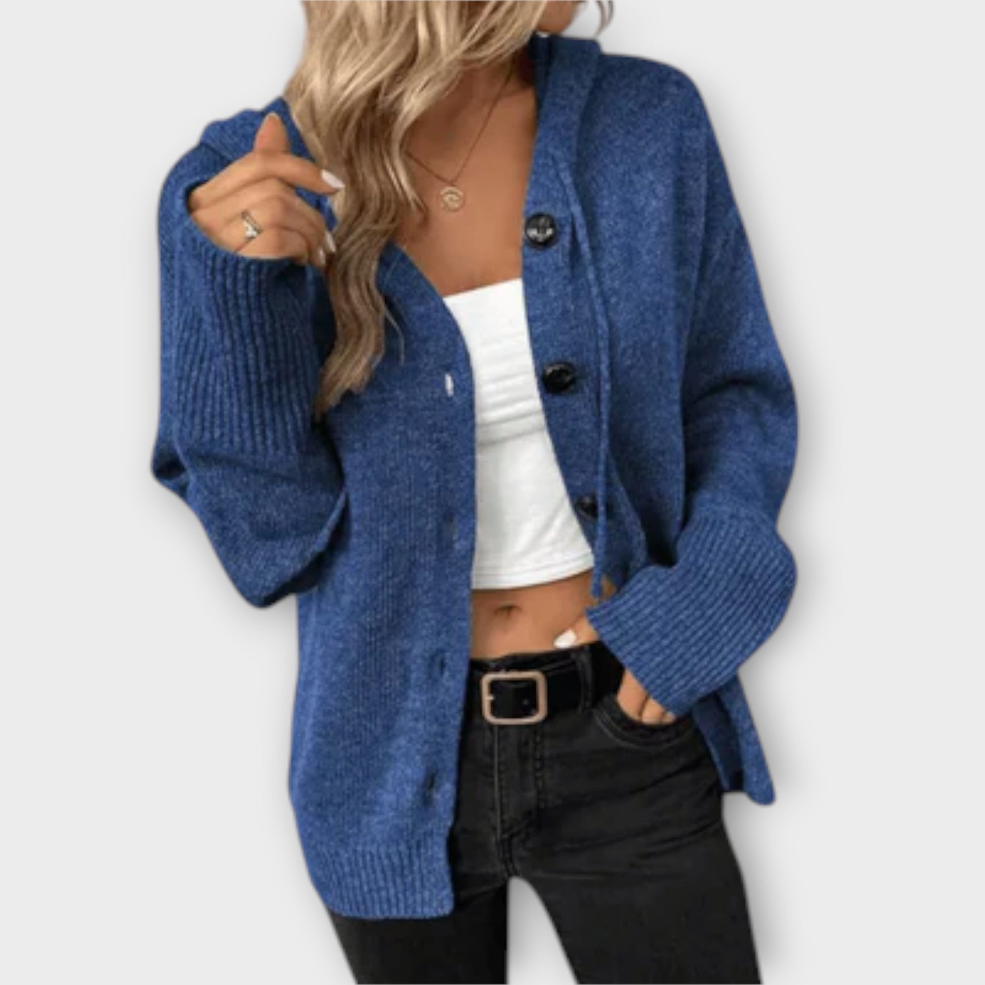 Brenne – Knitted Cardigan with Buttons