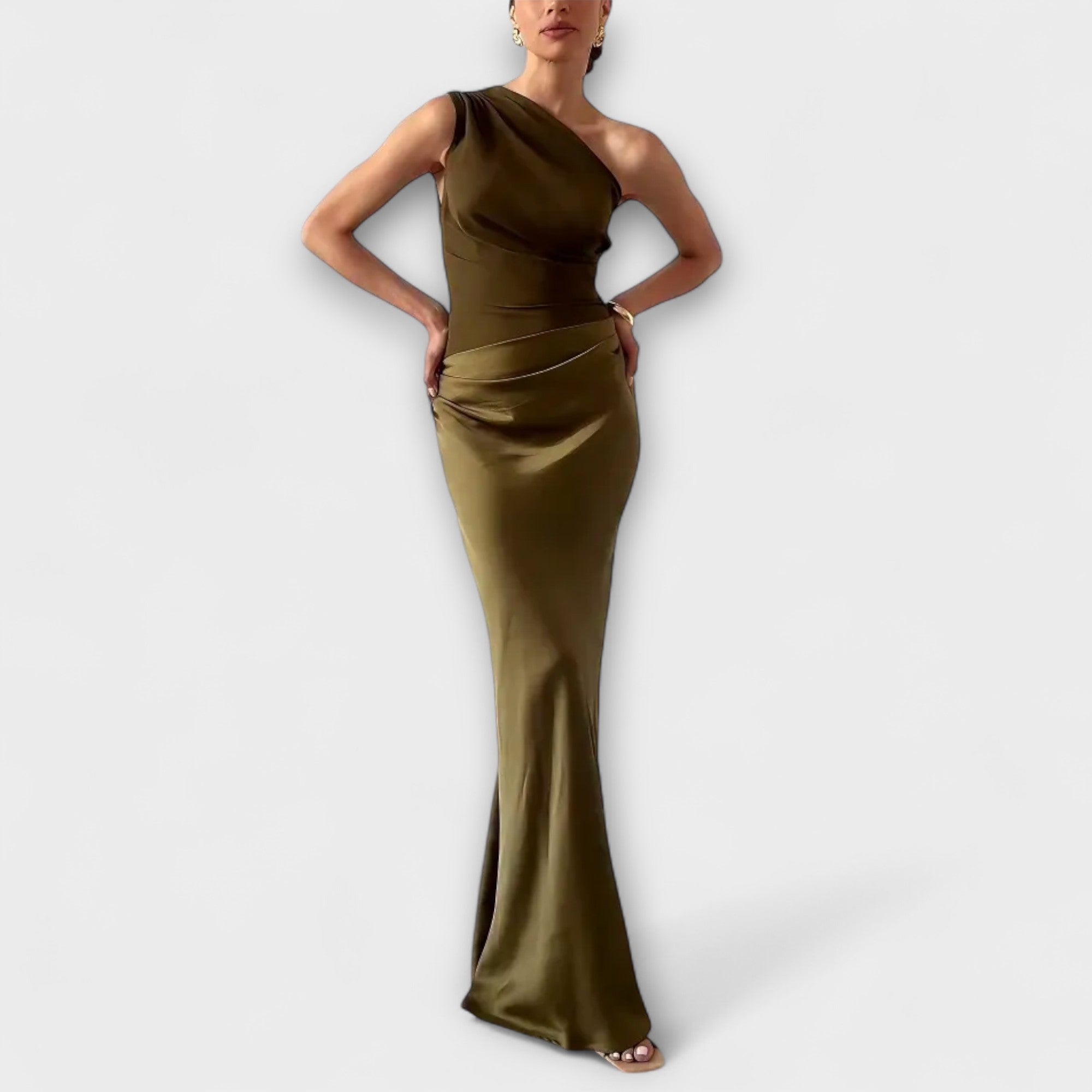 Serenelle – Elegant One-Shoulder Evening Dress