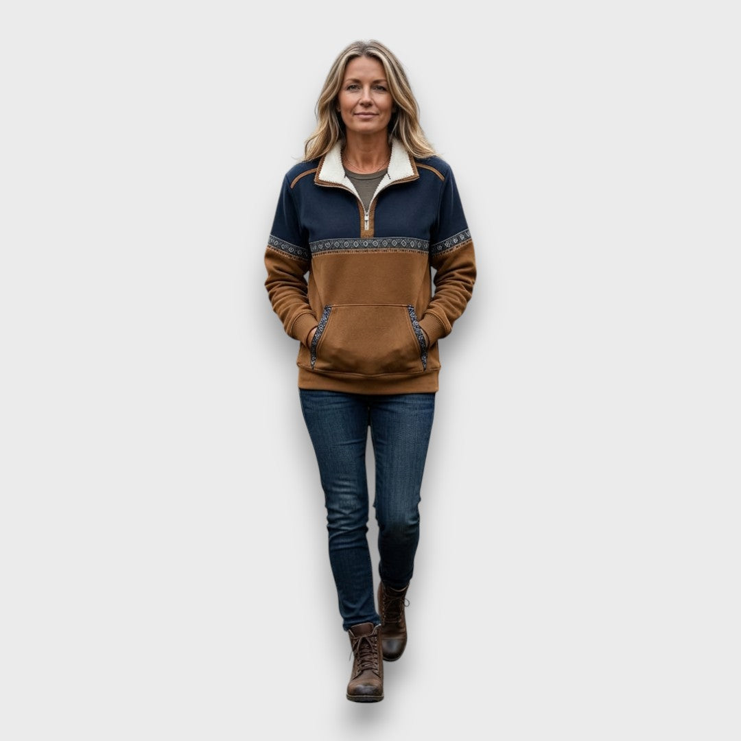Rosi – Cosy Half-Zip Pullover