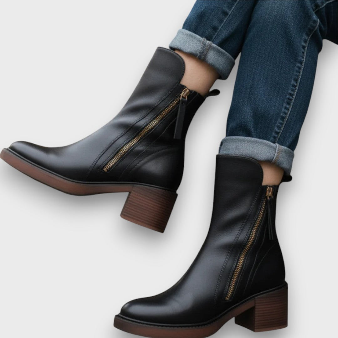 Valoria – Classic ankle boots with block heel
