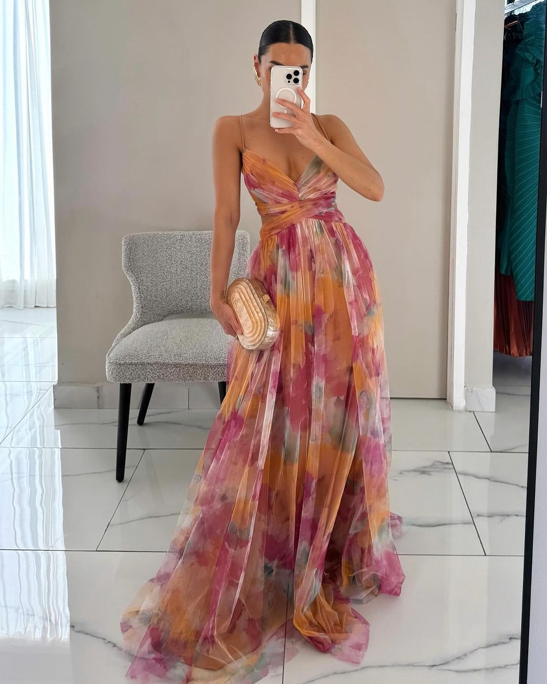 Giselle - Enchanting Floral Maxi Dress