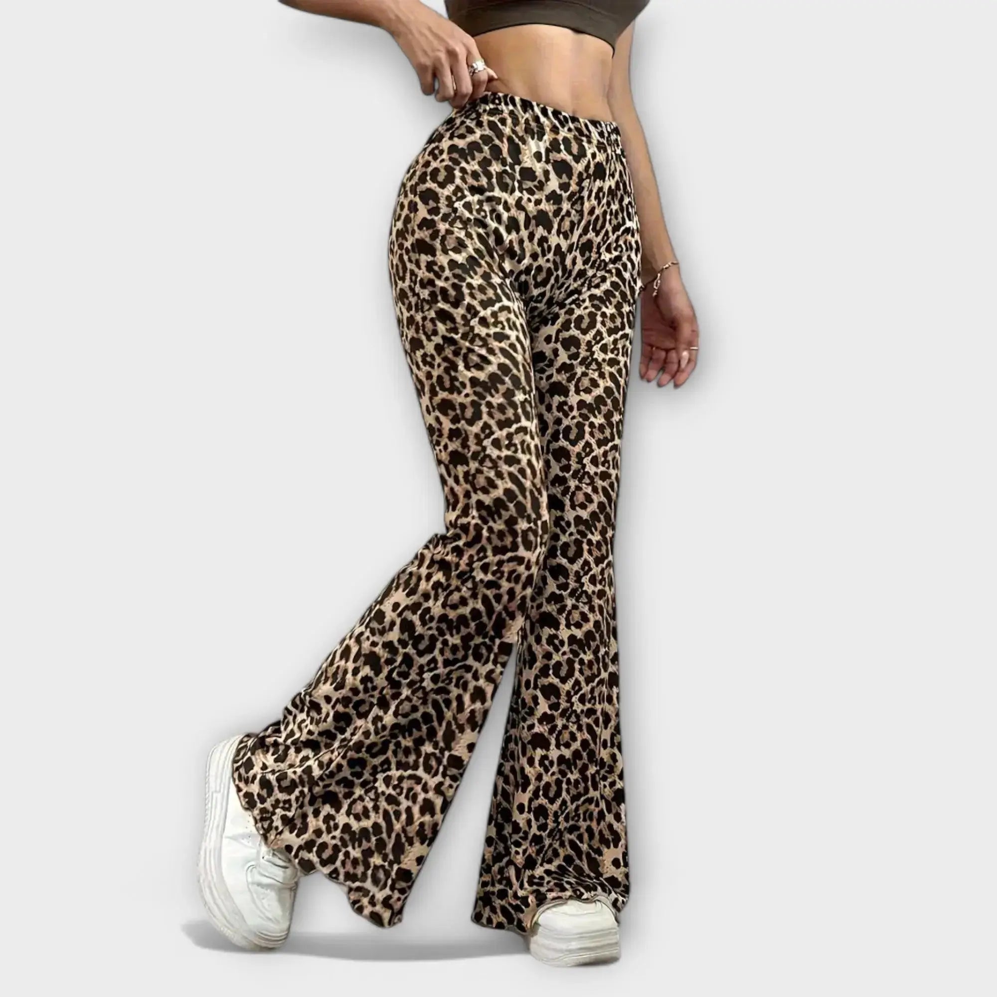Leonarda – Wide Pants with Animal Print