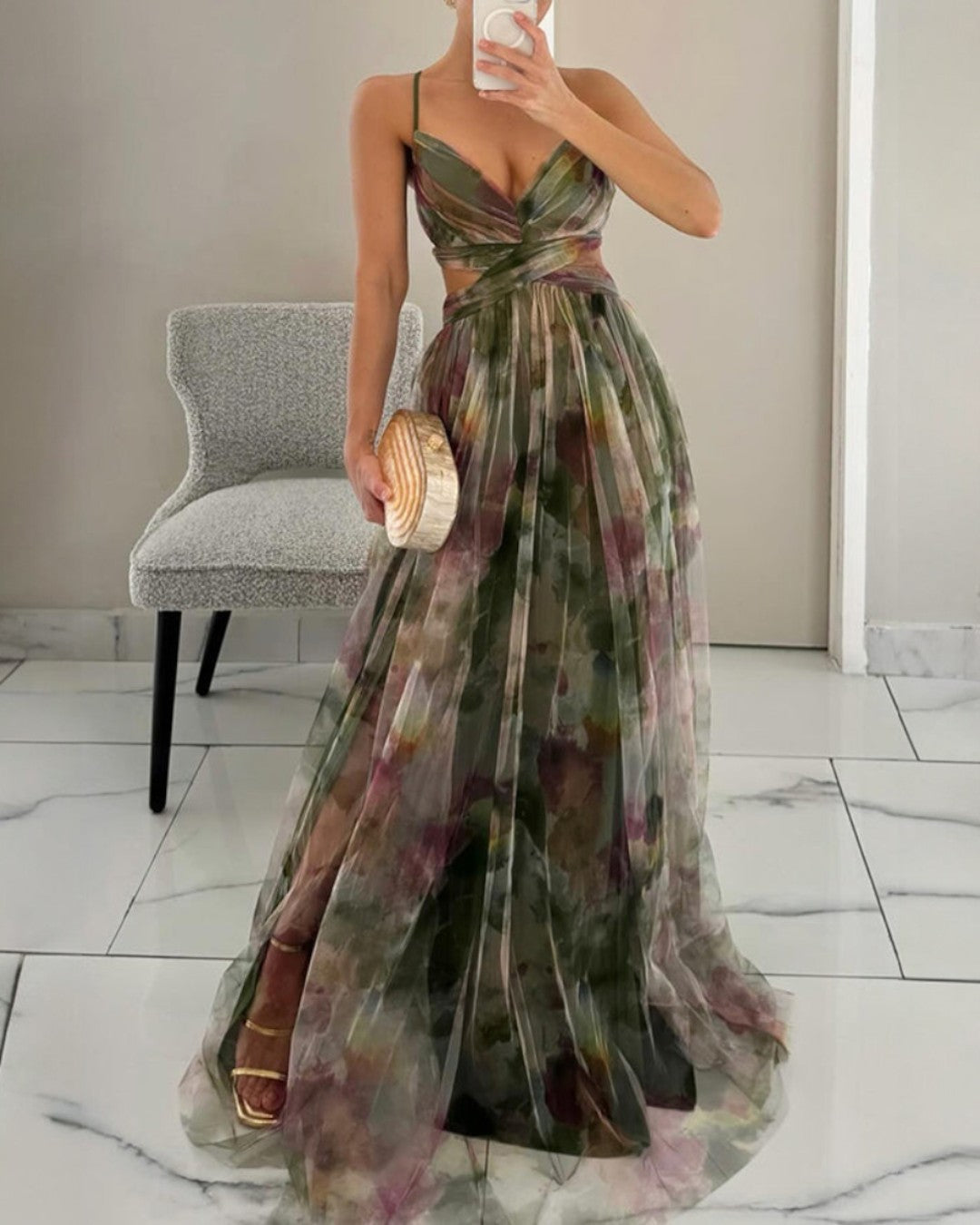 Giselle - Enchanting Floral Maxi Dress
