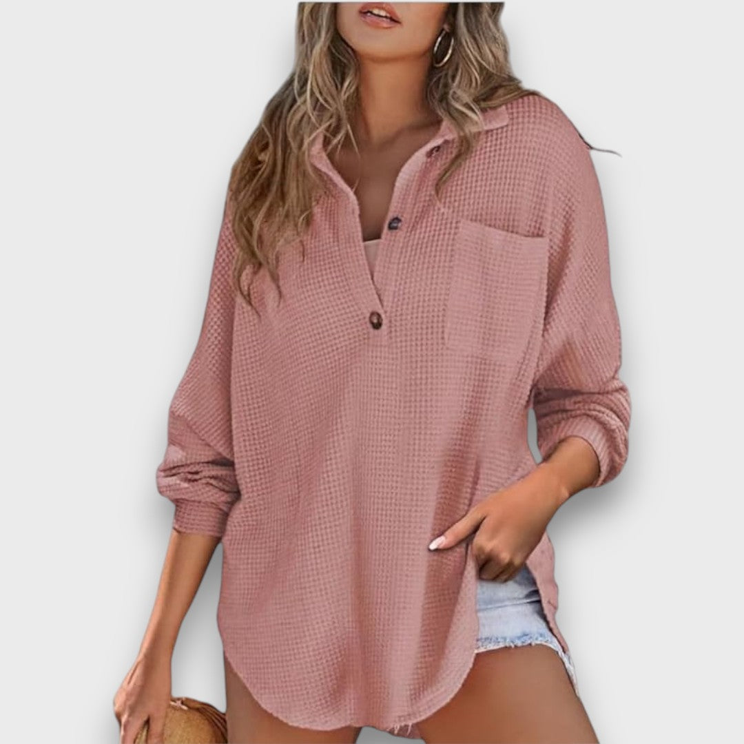 Mareia – Casual button-up tunic top