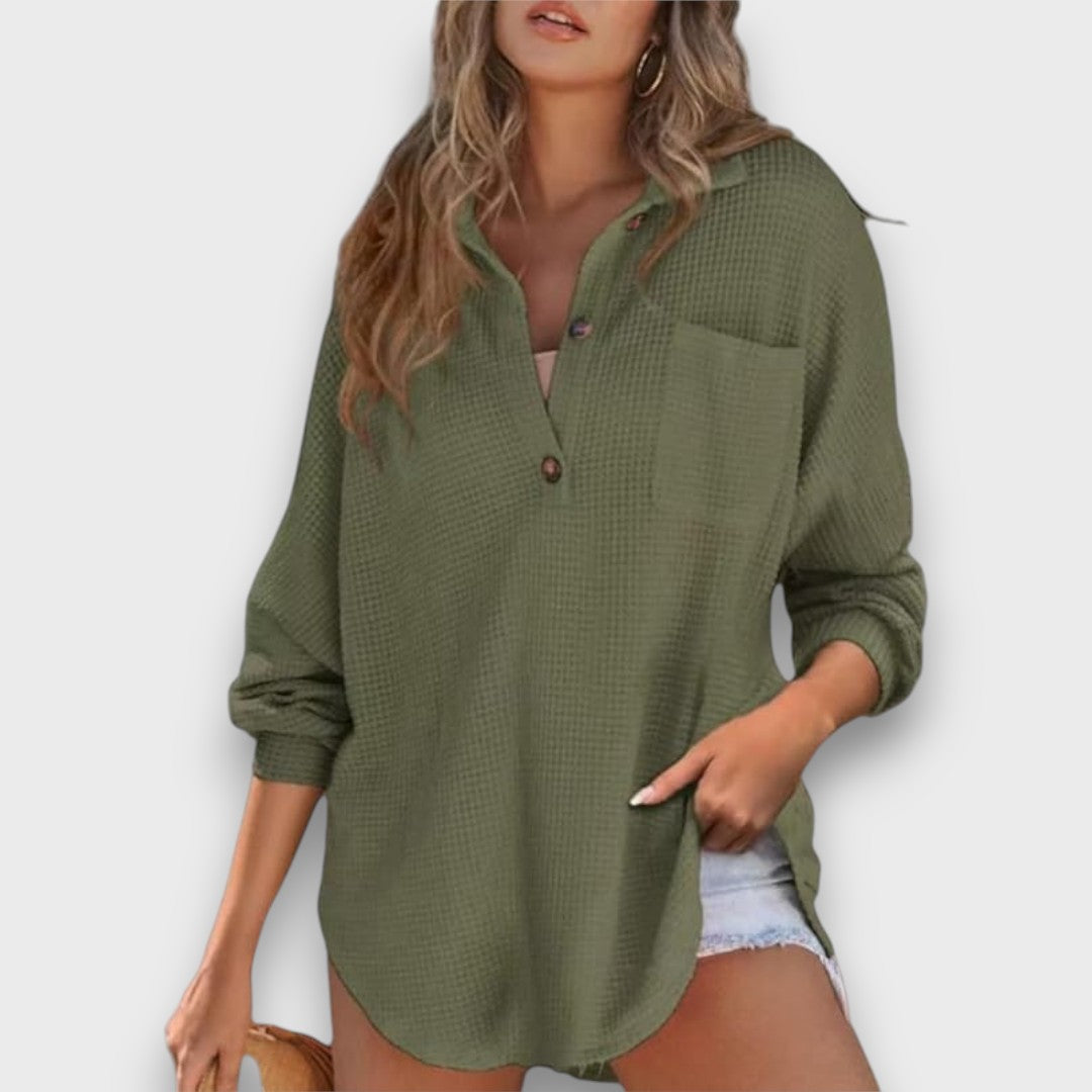 Mareia – Casual button-up tunic top