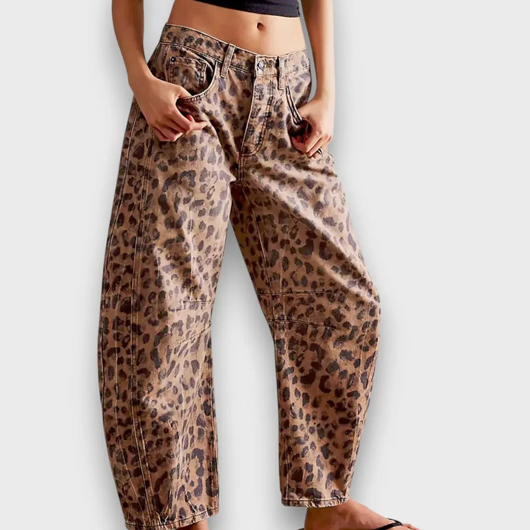 Edith – Pants with Animal Print