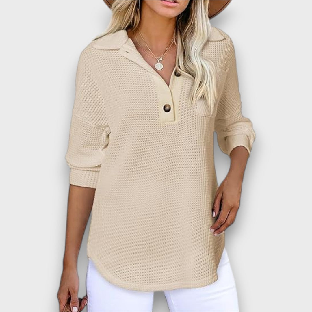 Mareia – Casual button-up tunic top