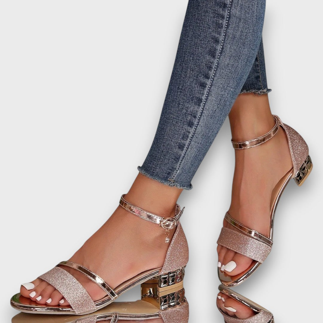 Jasmine – Elegant Block Heel Sandals