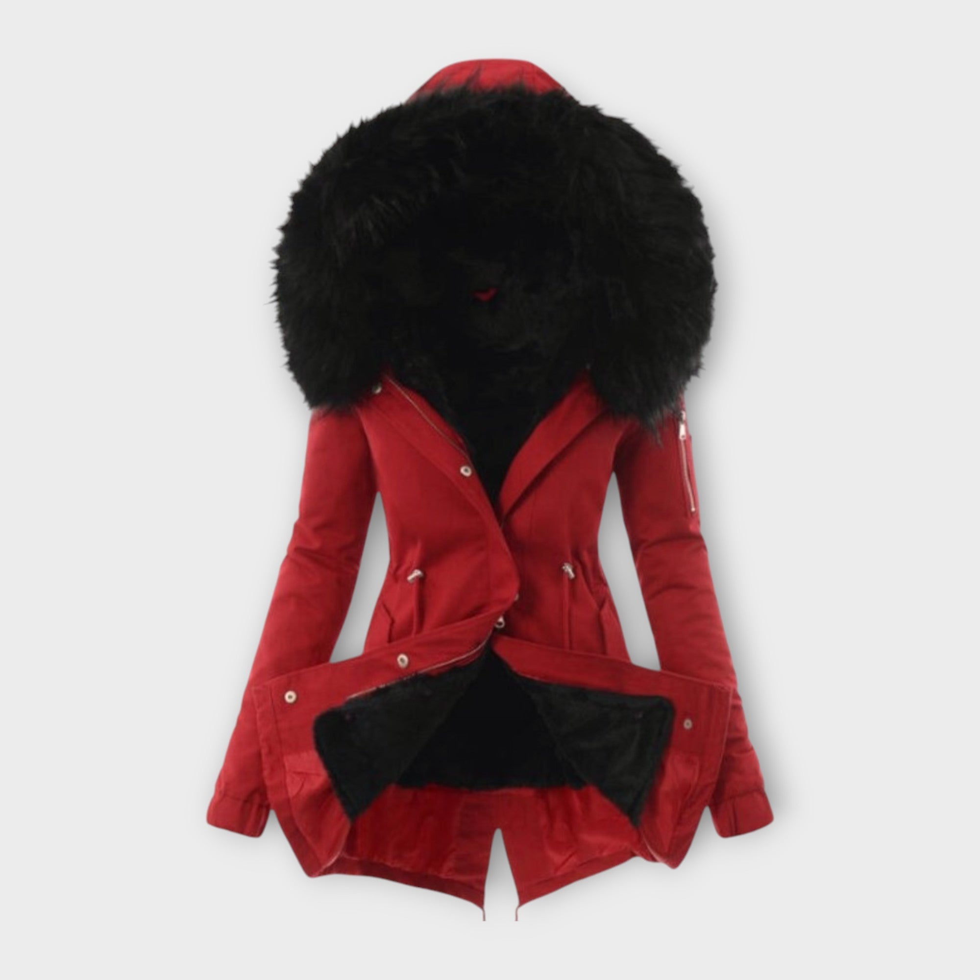 Maurelle – Winter Jacket with Fur Hood
