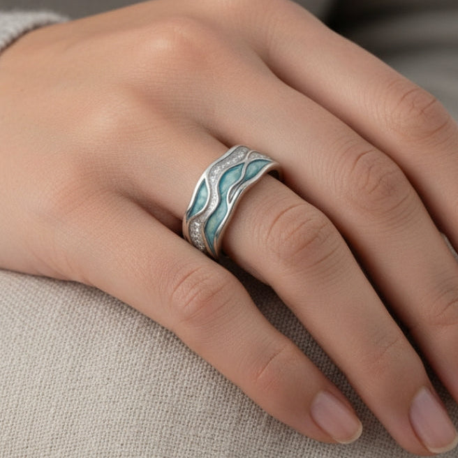 Aureliana – Ocean-Wave Ring