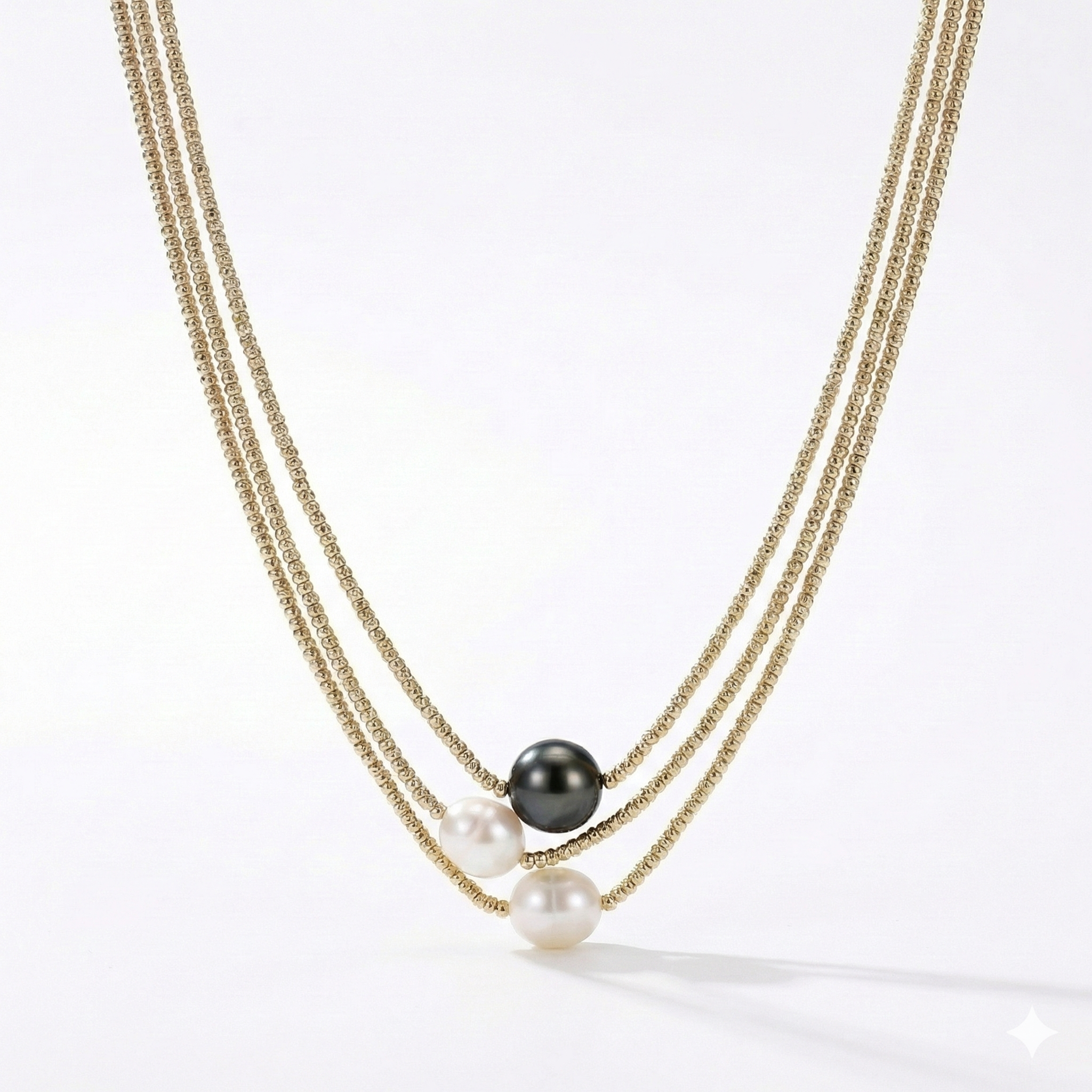 Vien– Layered Pearl Balance Necklace