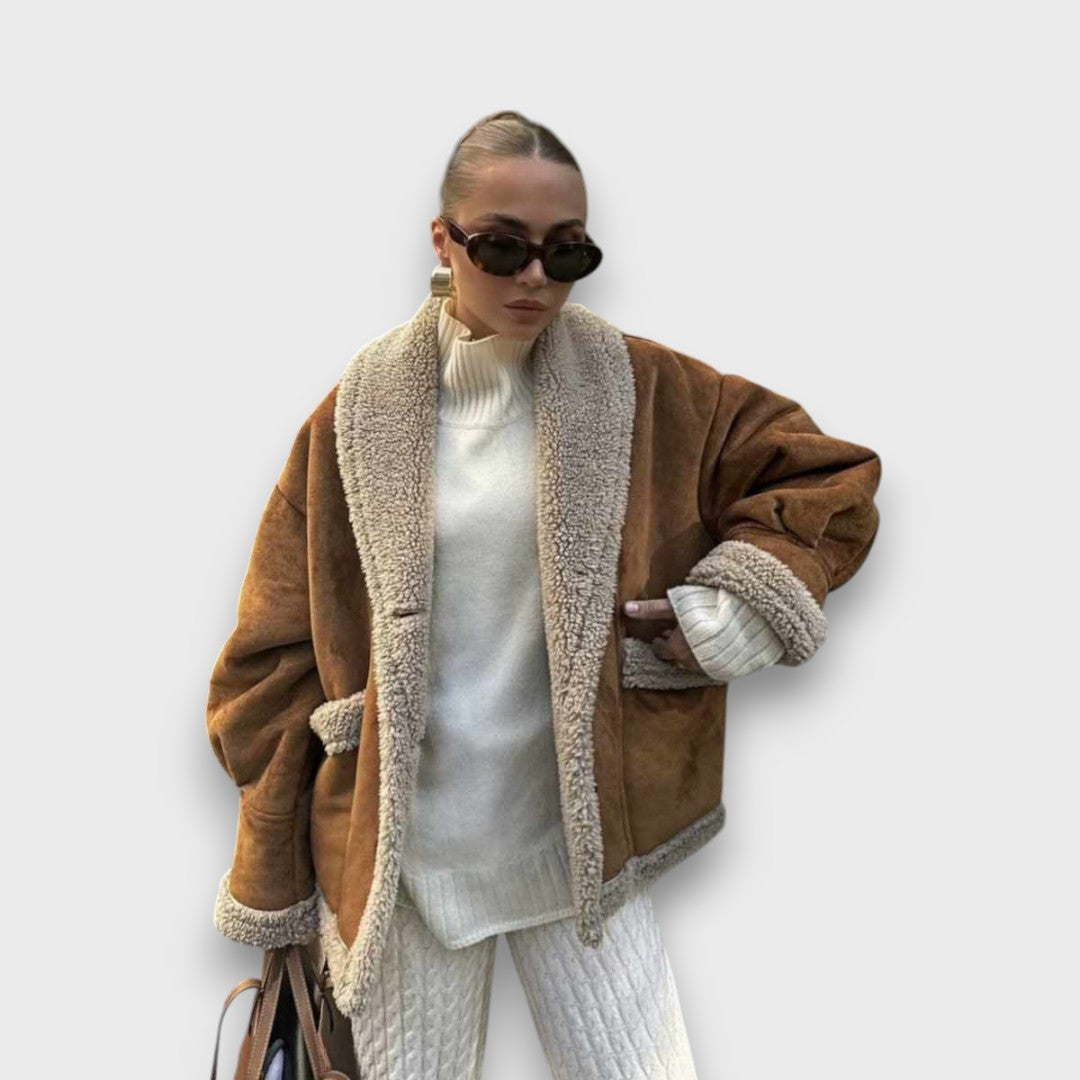 Gina – Warm Jacket with Teddy Lining