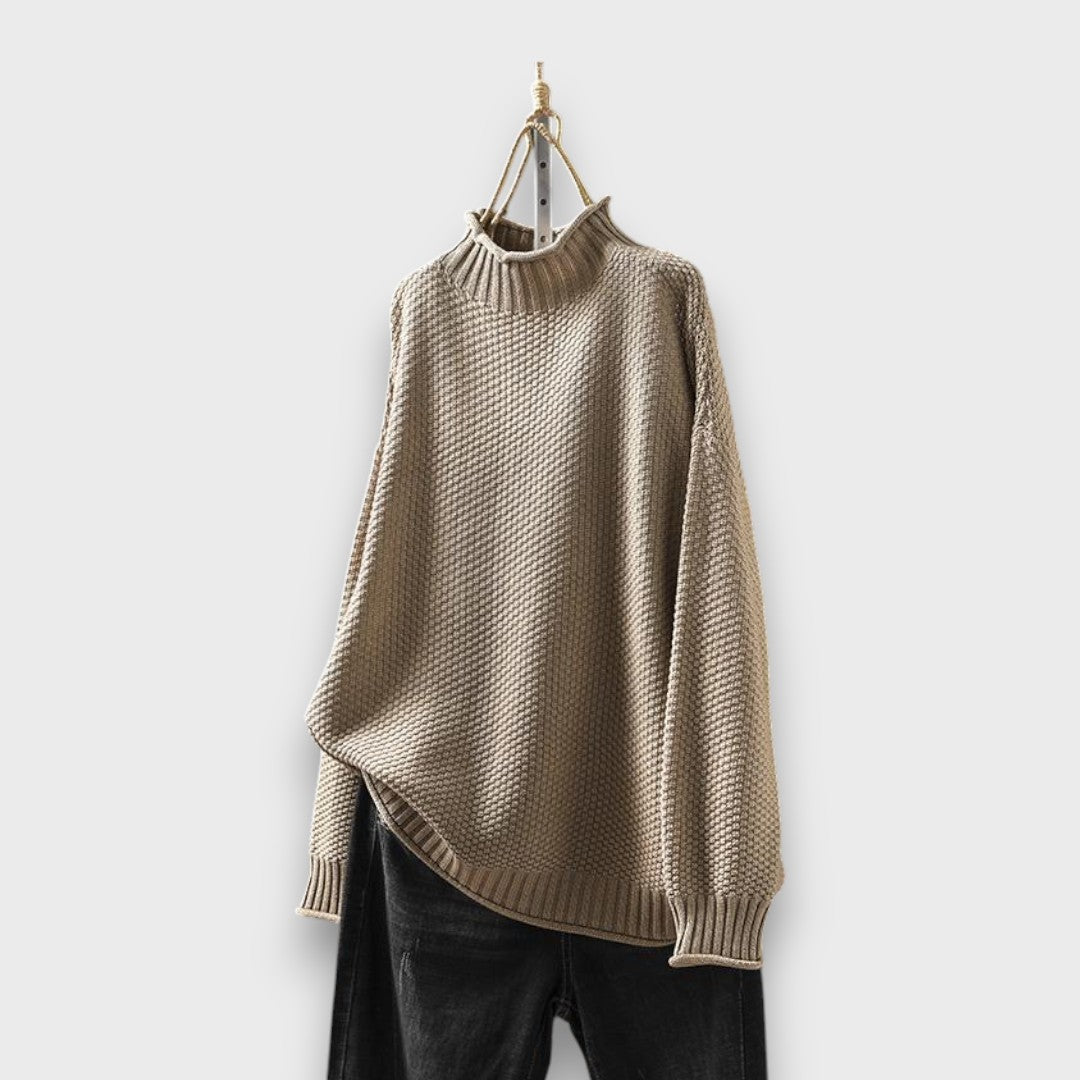 Clairie – Textured Knit Sweater