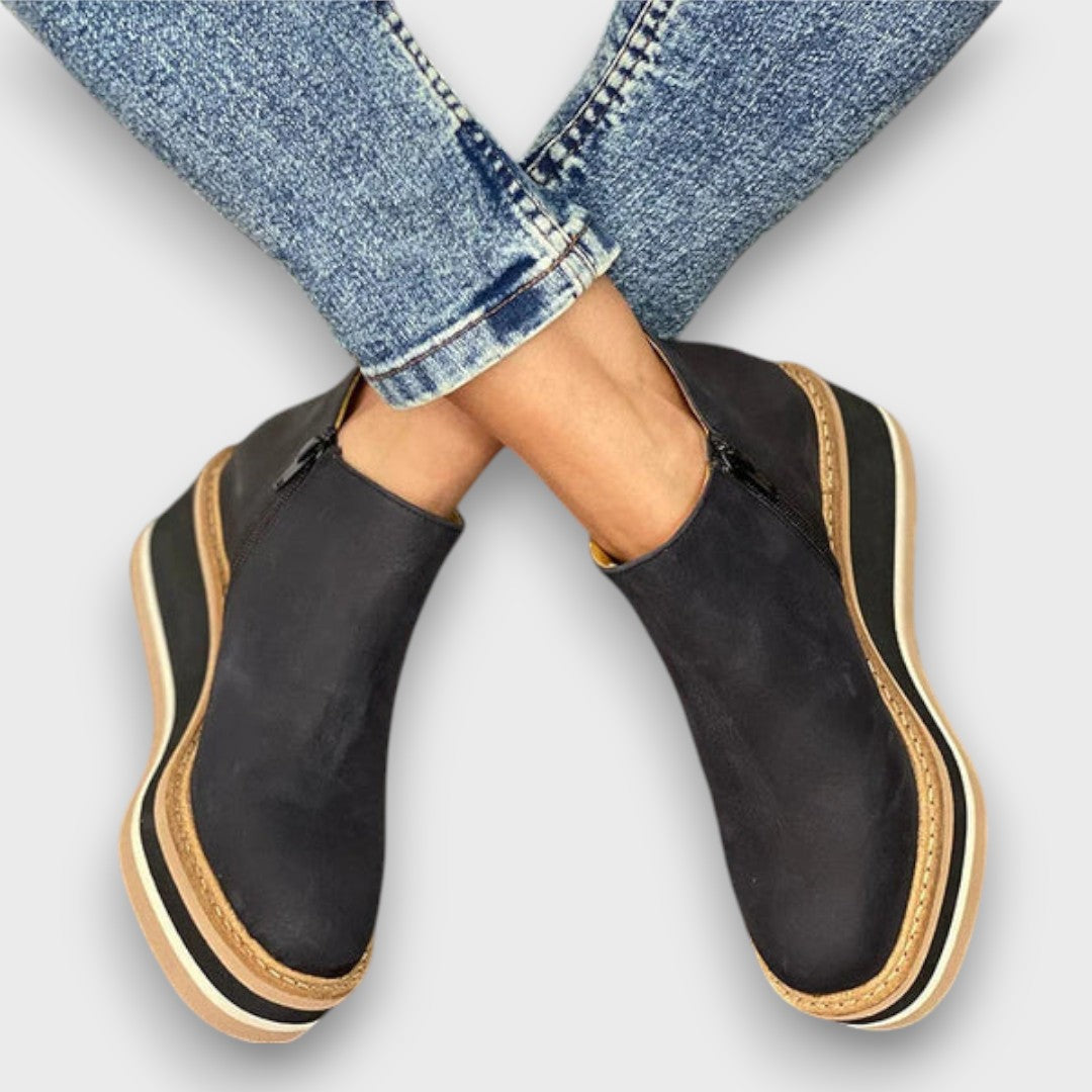 Alvaya – Everyday Stylish Wedge Ankle Boots