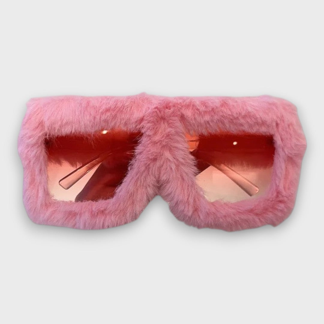 Kambriah – Faux-Fur Statement Sunglasses