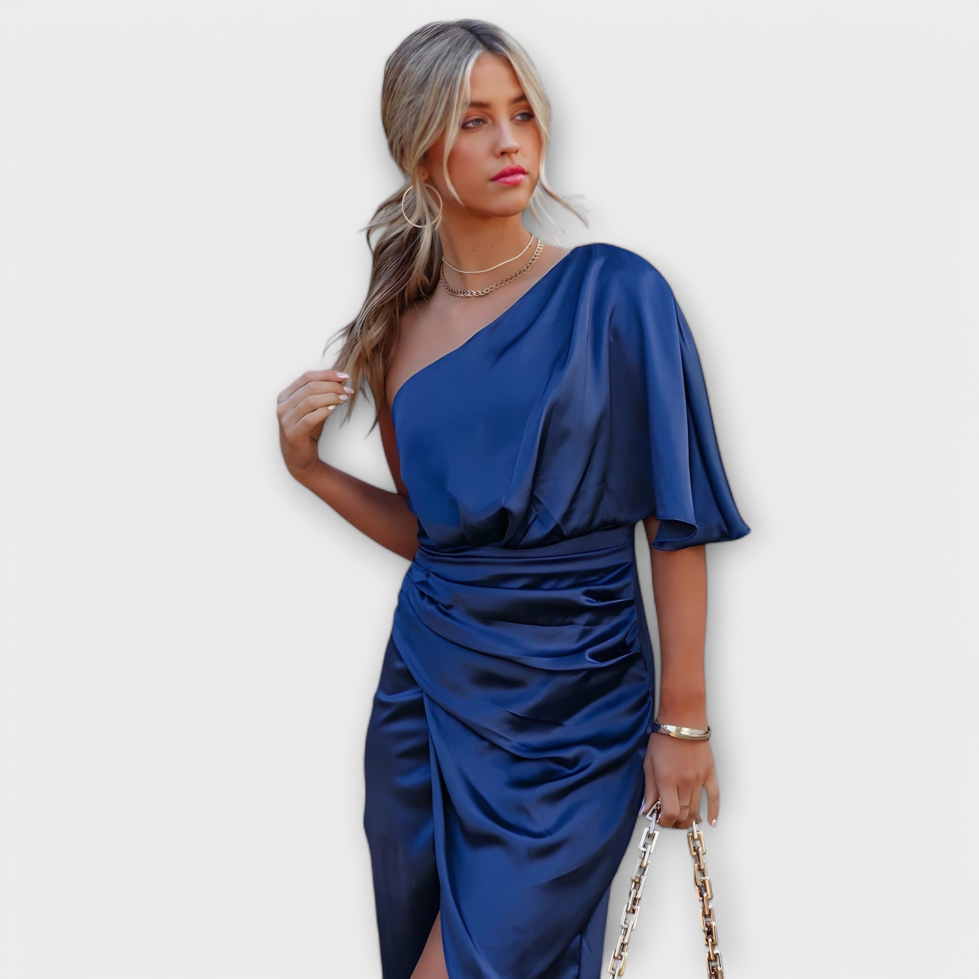 Saphira – Asymmetrical midi dress