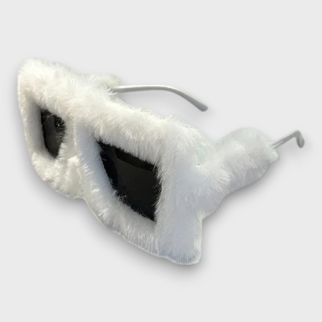 Kambriah – Faux-Fur Statement Sunglasses