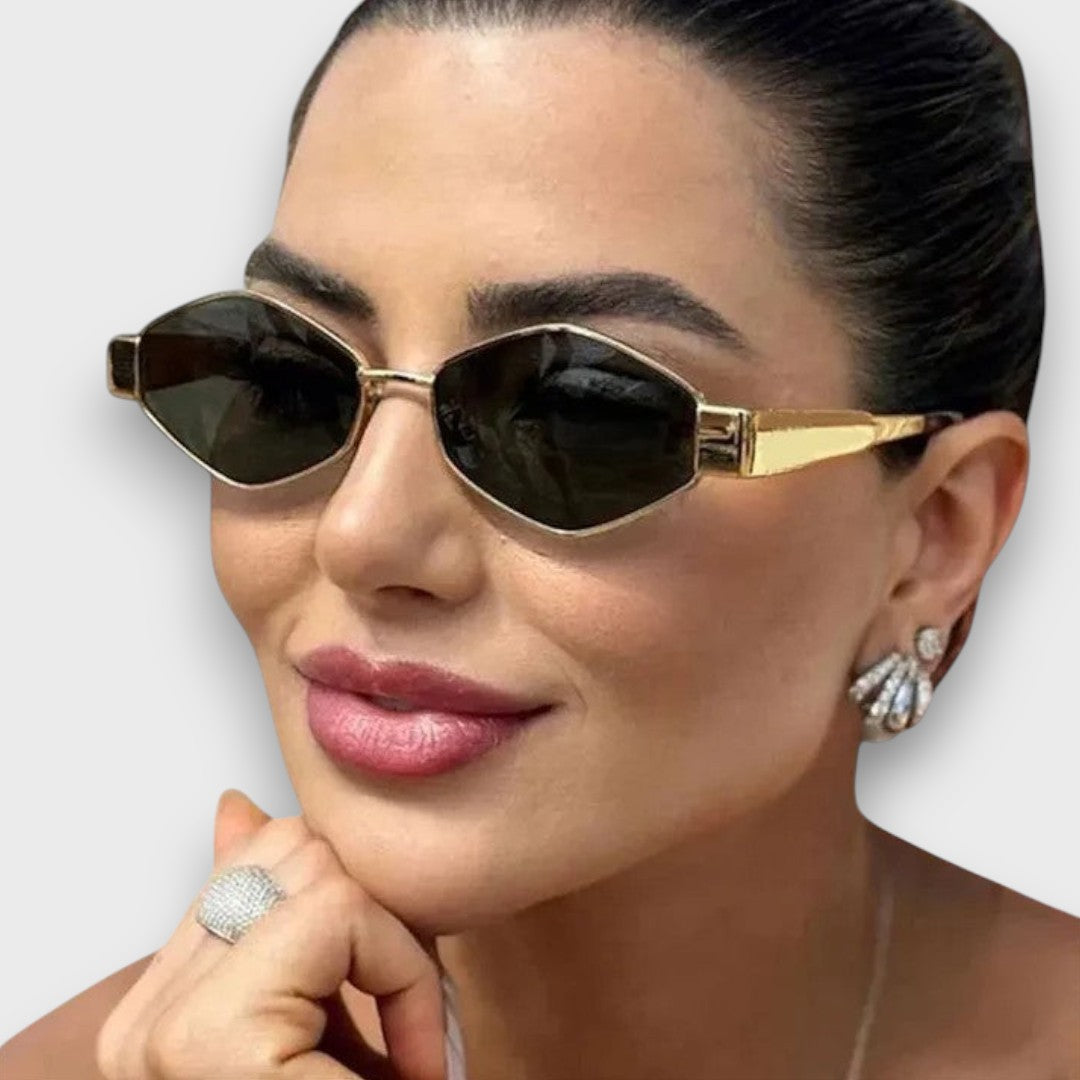 Makynna – Hexagon Metal Sunglasses