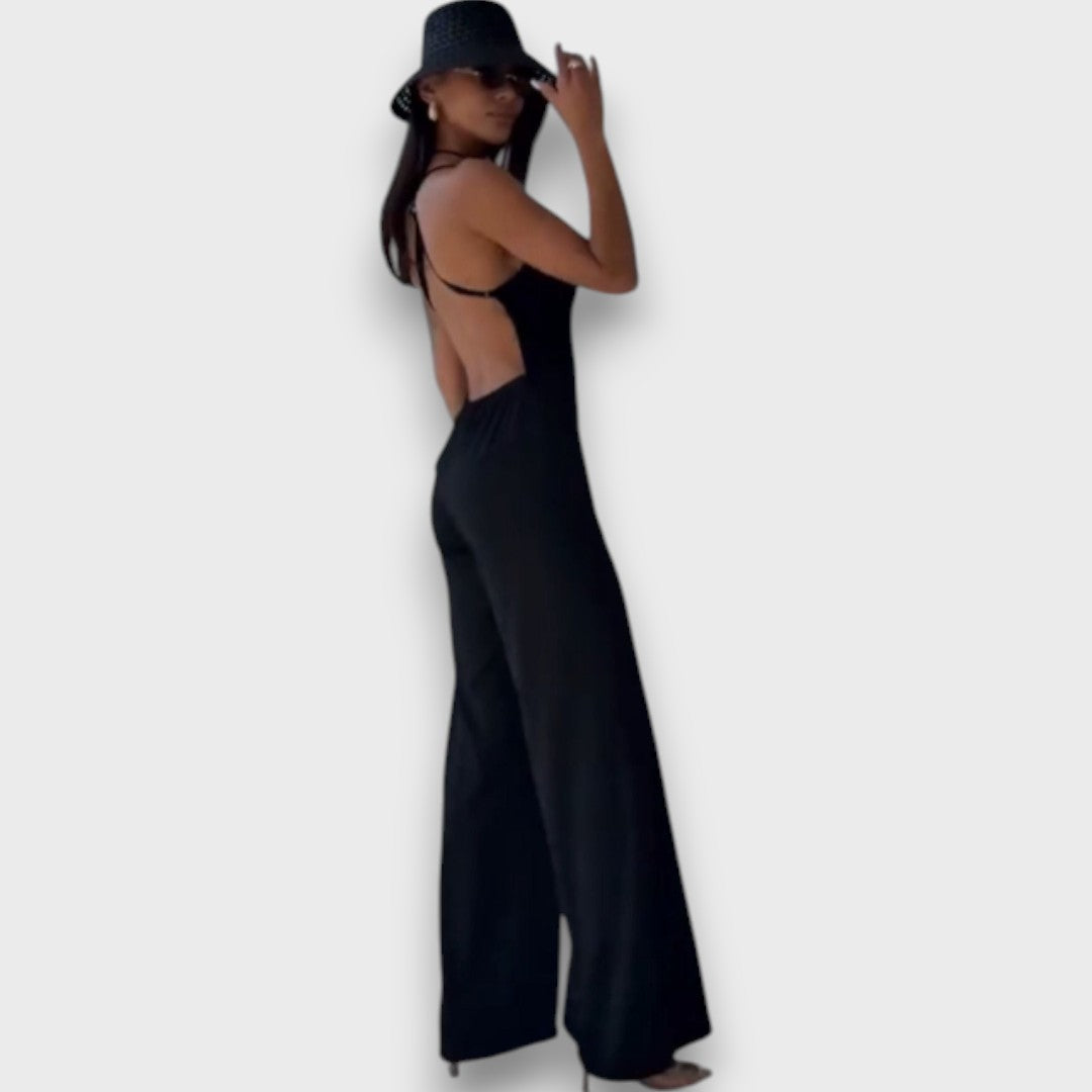 Ravie – Black Jumpsuit with Back Cutout