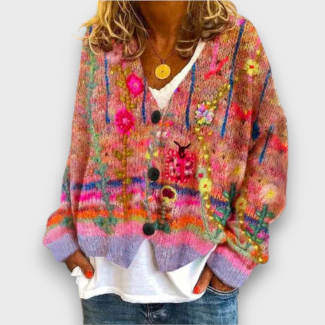 Helviana – Cardigan with Pattern