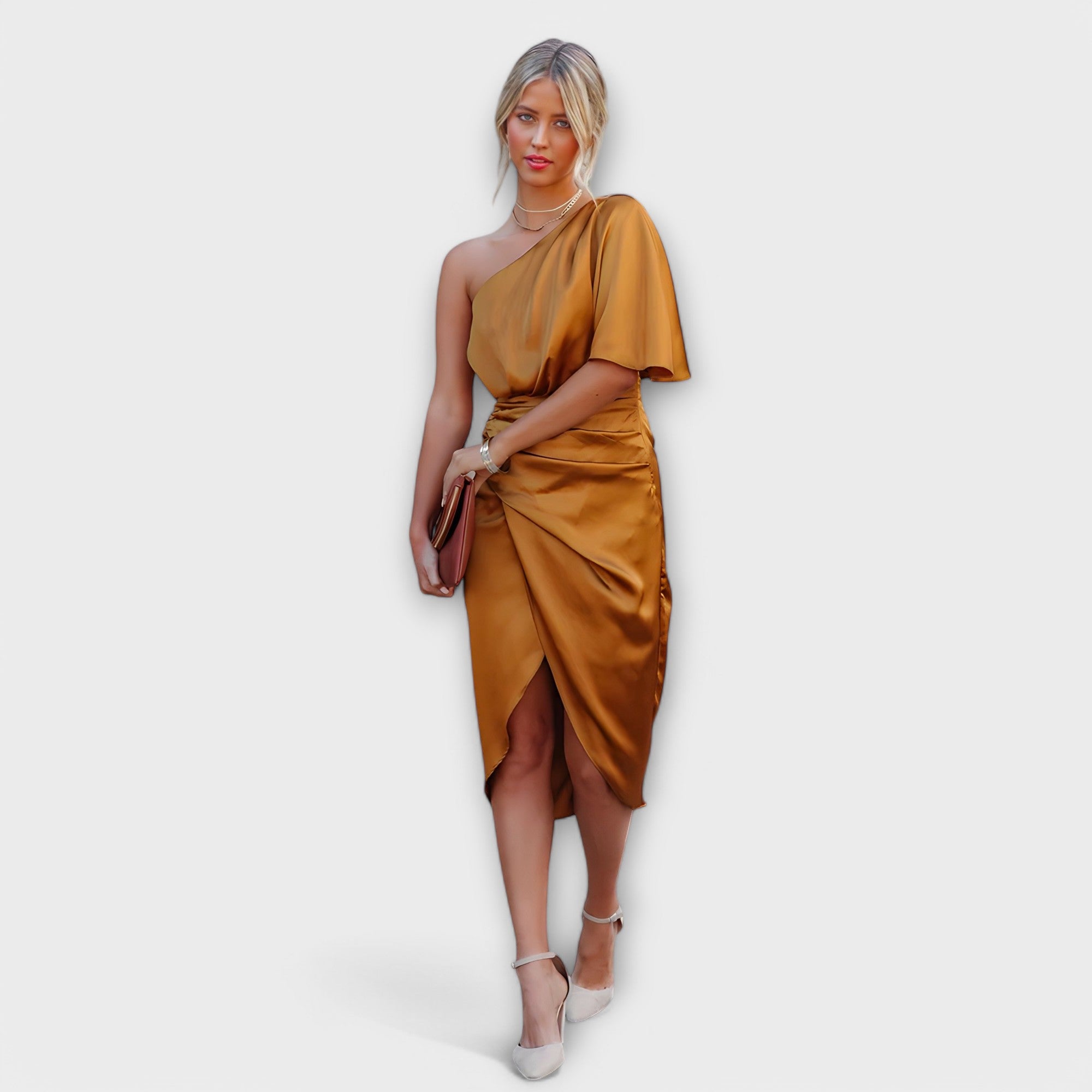 Saphira – Asymmetrical midi dress