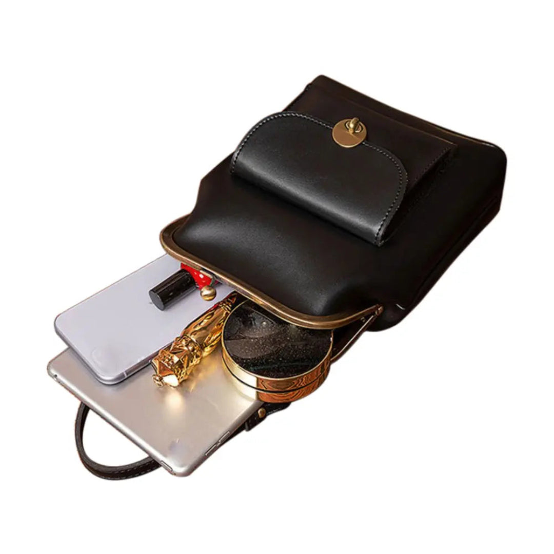 Selmira – Vintage Bag with Kiss-Lock Closure