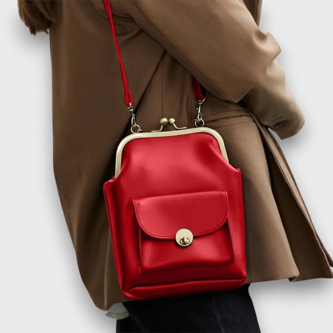 Selmira – Vintage Bag with Kiss-Lock Closure