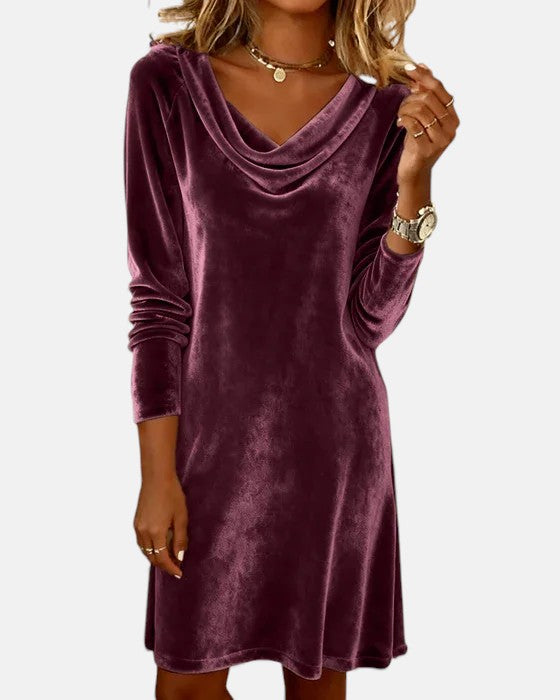 Celeste | Loose Fitting Velvet Dress