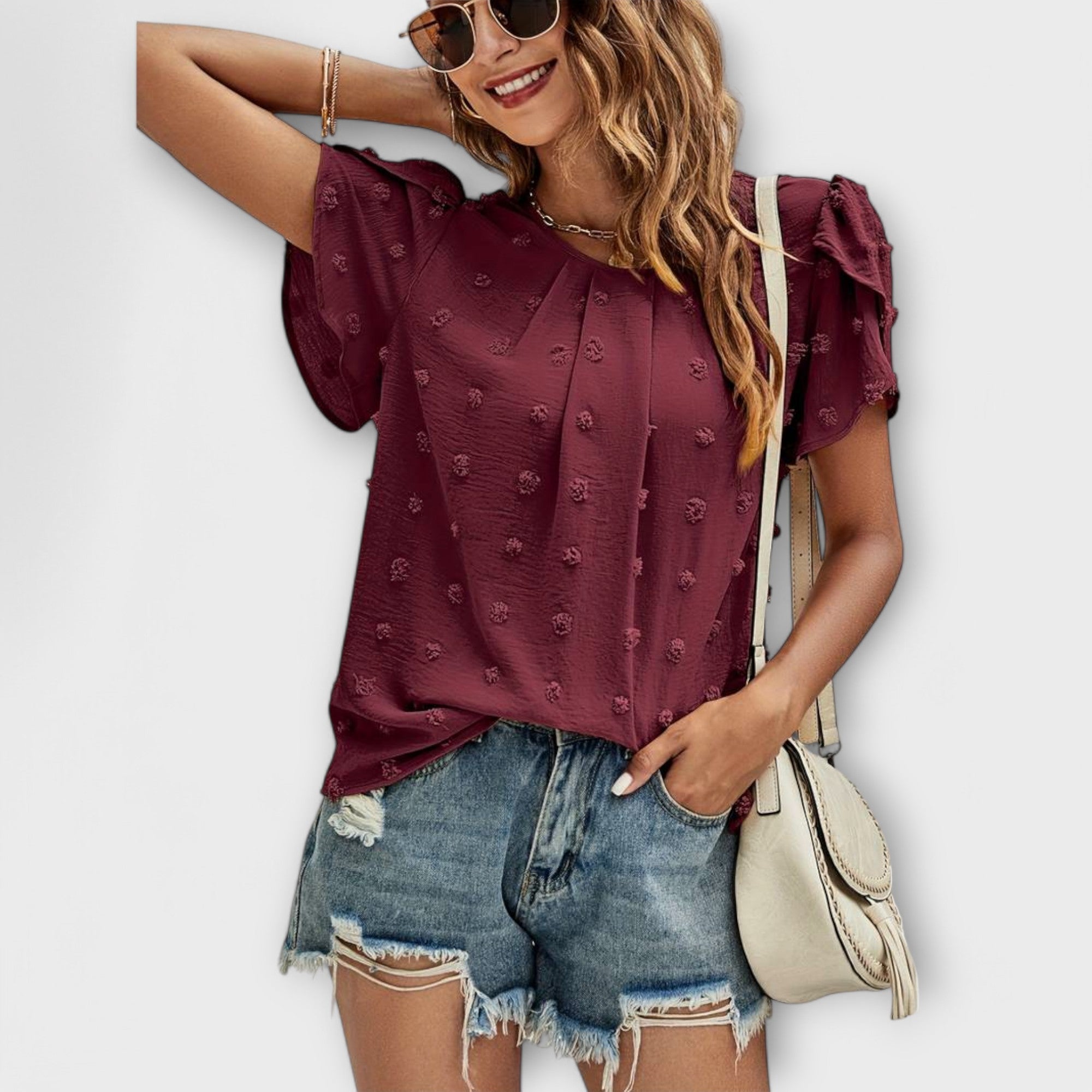 Clarine – The Perfect Polka Dot Blouse