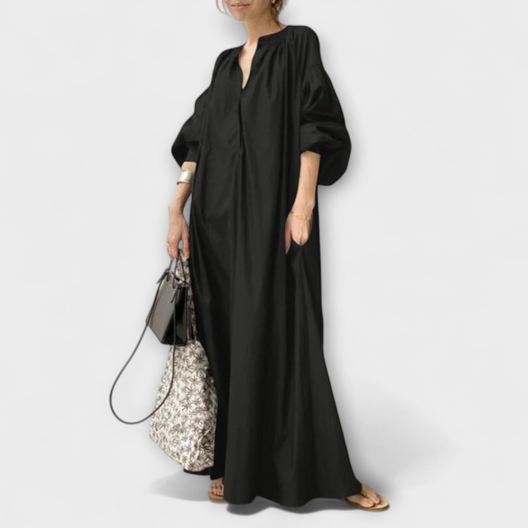 Milianse – Elegant Midi Dress with Tailored Silhouette