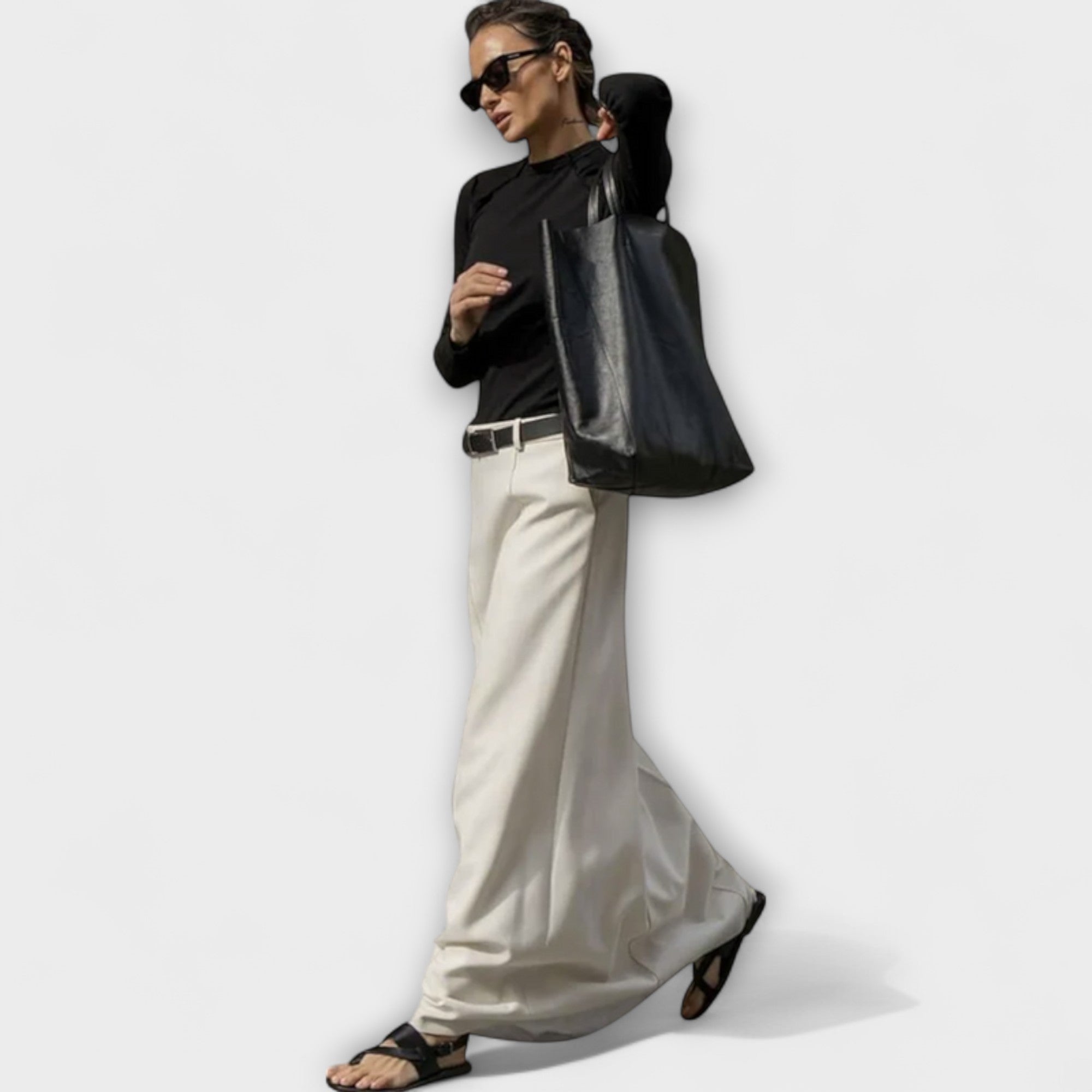 Marone – Wide-Cut Pants with Modern Lightness