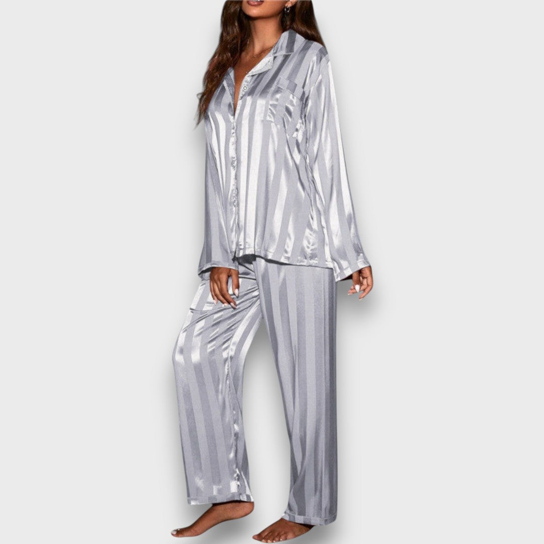 Flaira – Luxury Satin Pajama Set