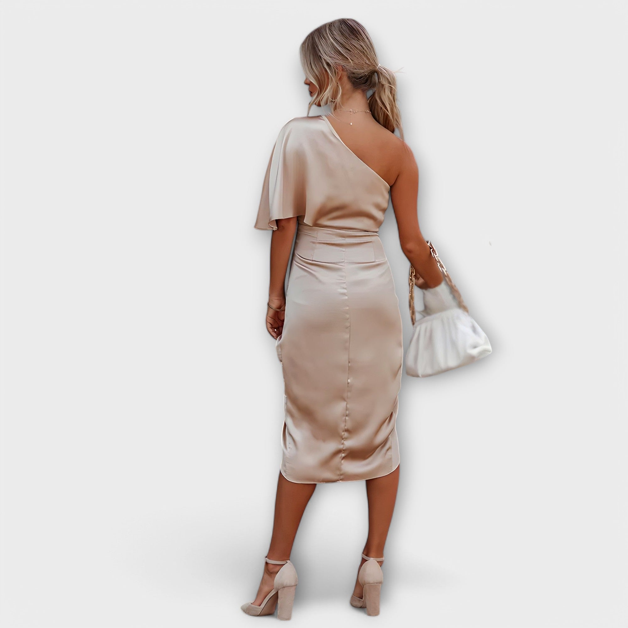 Saphira – Asymmetrical midi dress