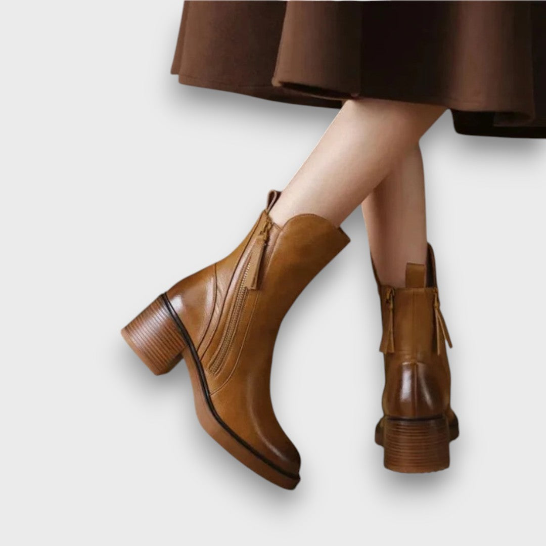 Aurelle – Classy zip ankle boots