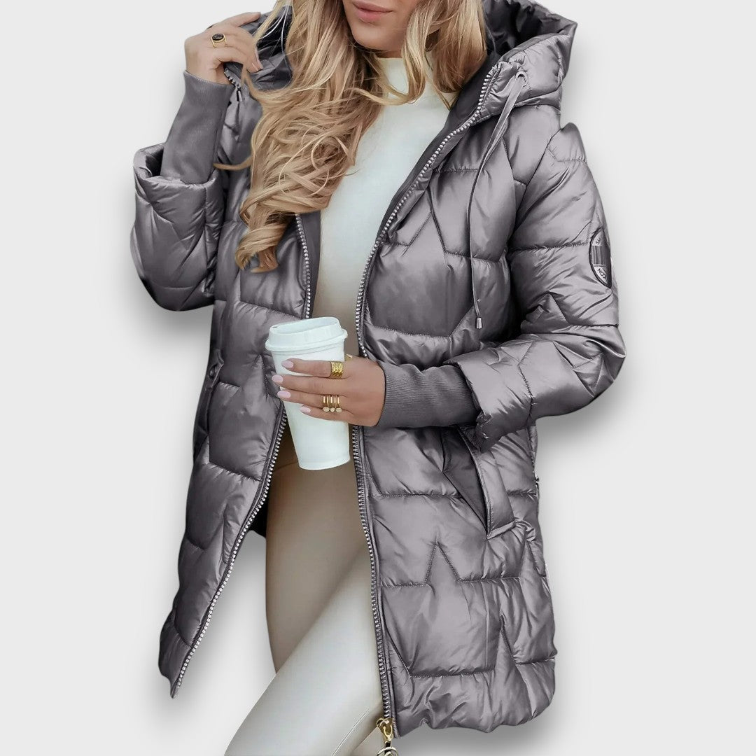 Laverne – Quilted Jacket with Hood