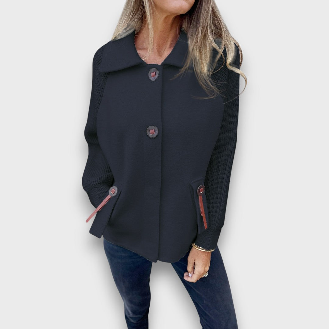 Lunaris – Jacket with Contrast Sleeves