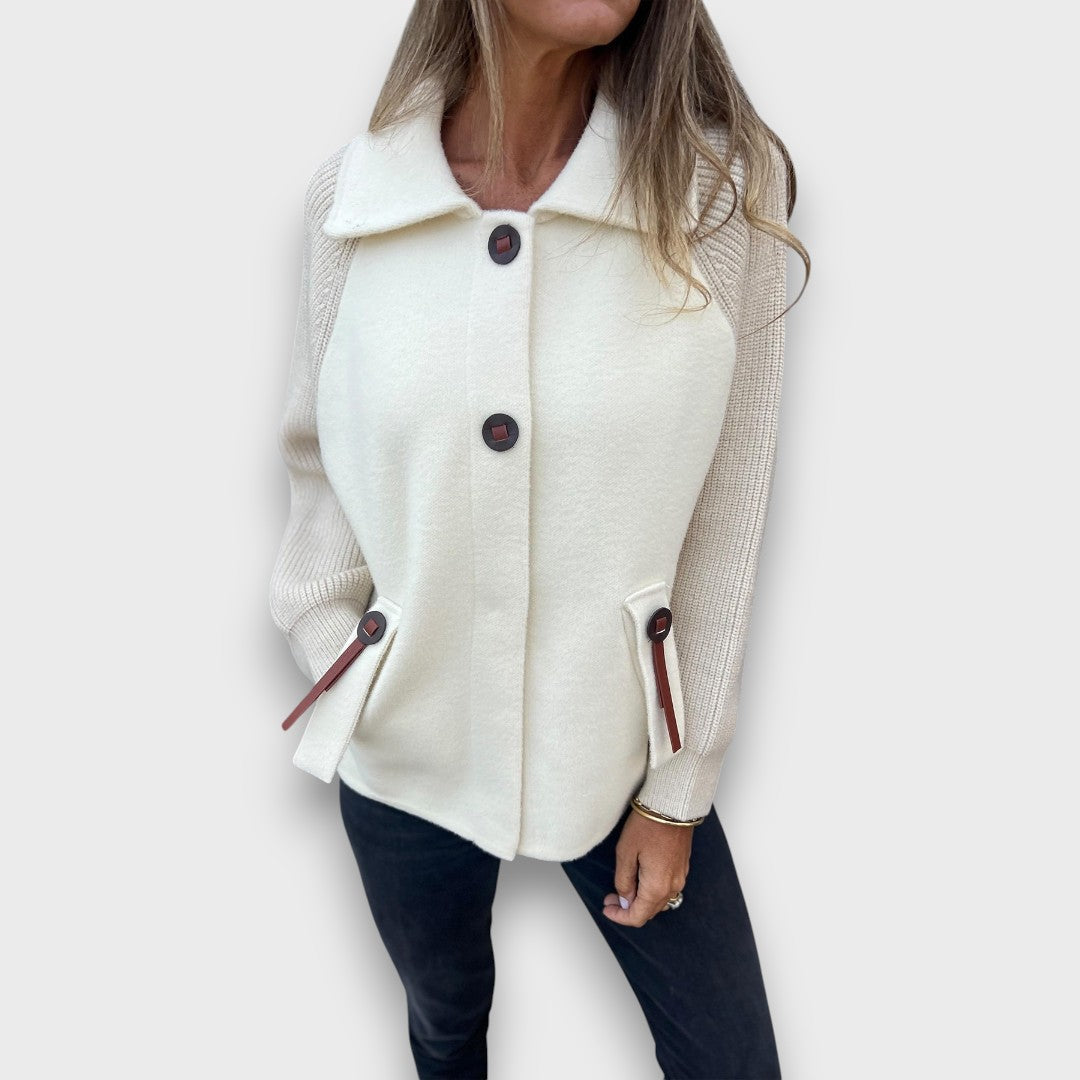 Lunaris – Jacket with Contrast Sleeves