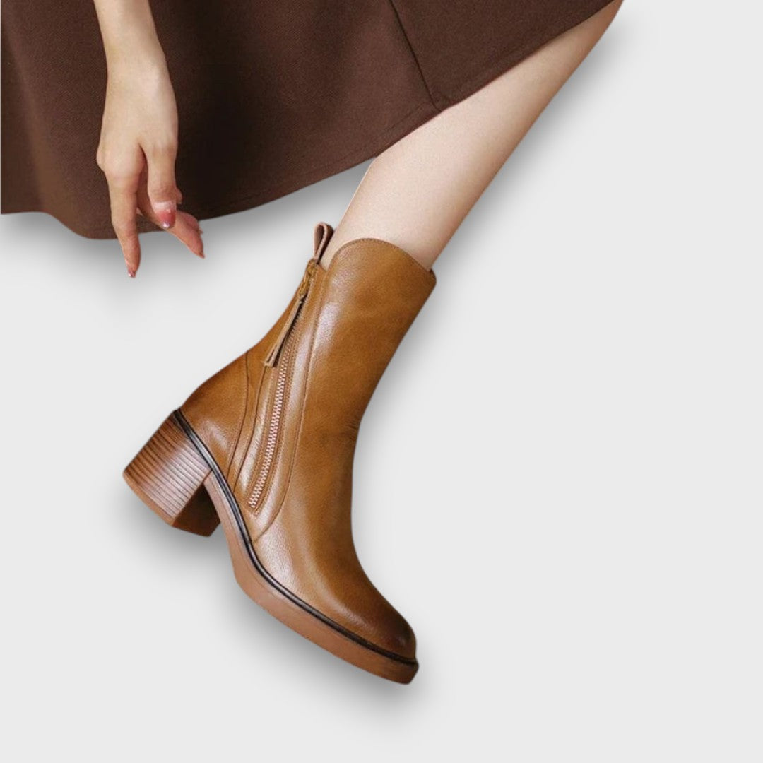 Aurelle – Classy zip ankle boots
