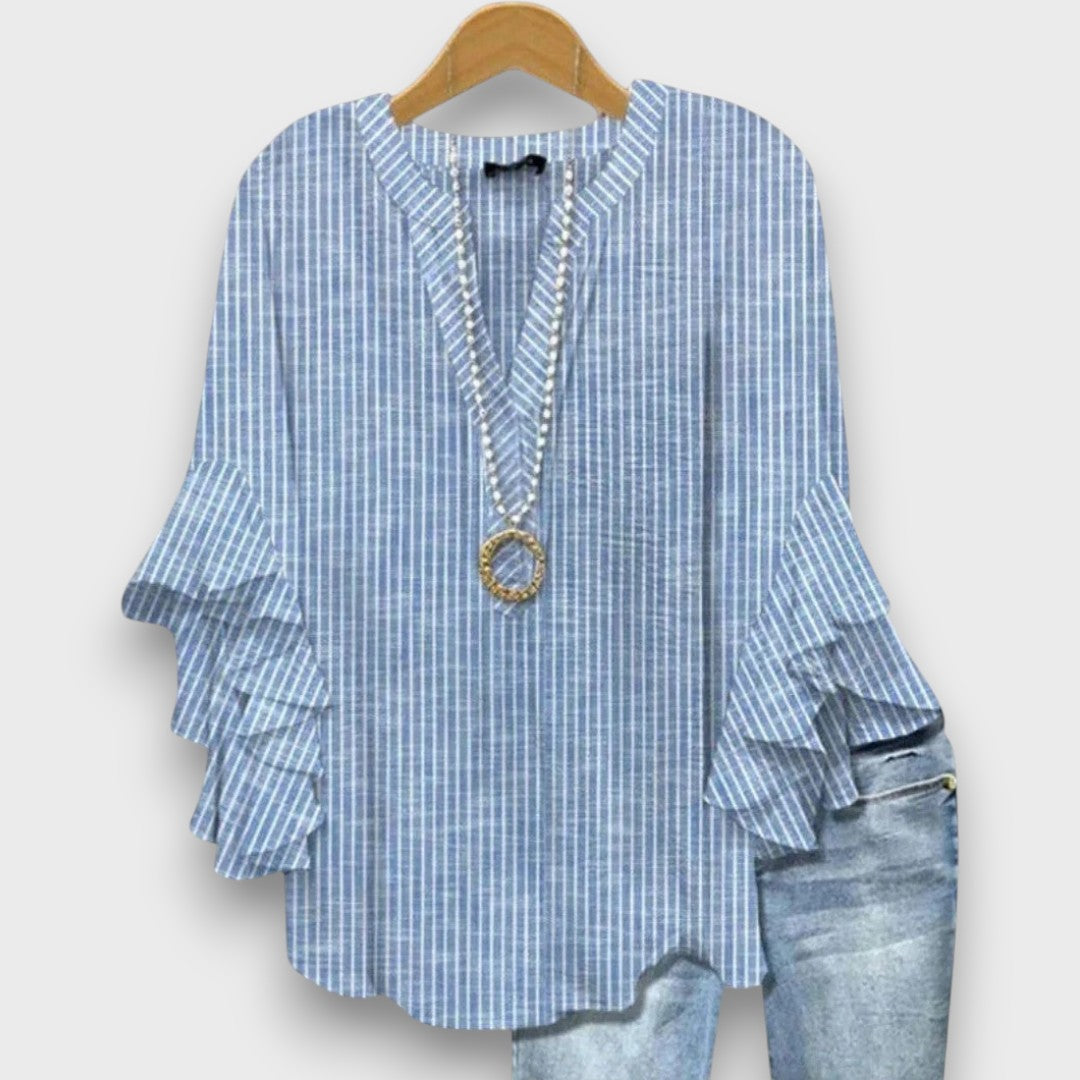 Elysava – Day Blouse with Floral Print