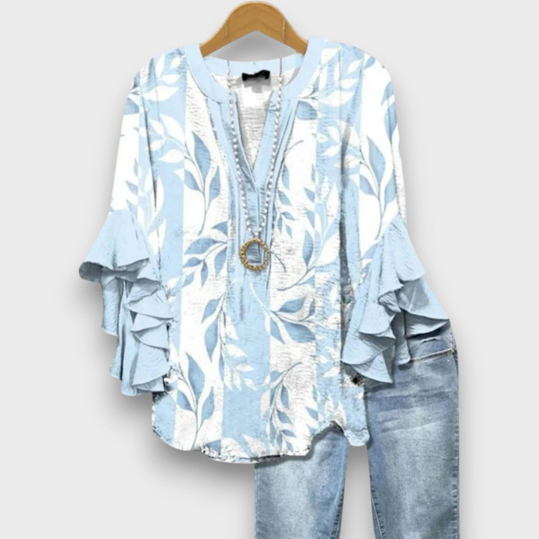 Elysava – Day Blouse with Floral Print