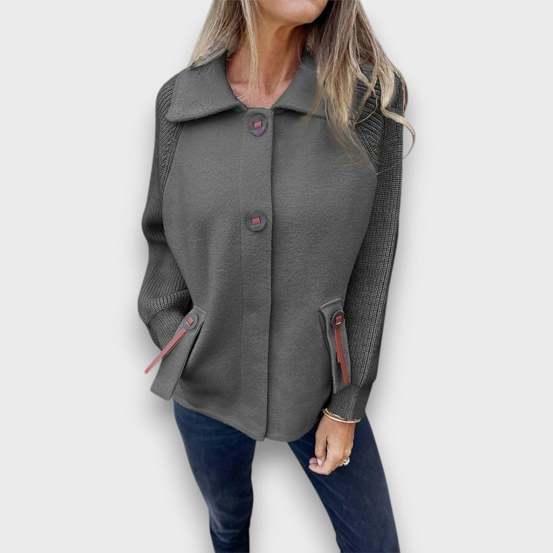 Lunaris – Jacket with Contrast Sleeves
