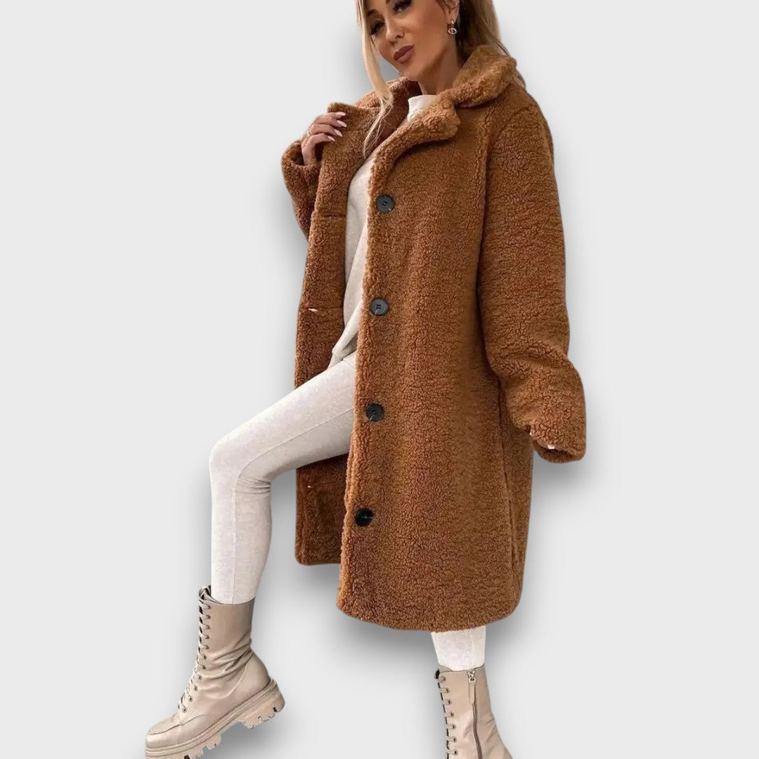 Larene – Plush Teddy Coat