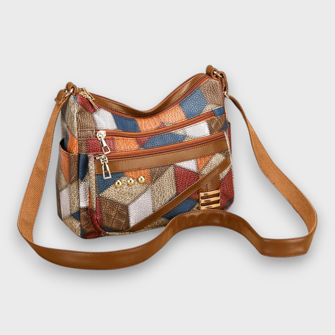 Miresta – Patchwork Leather Shoulder Bag