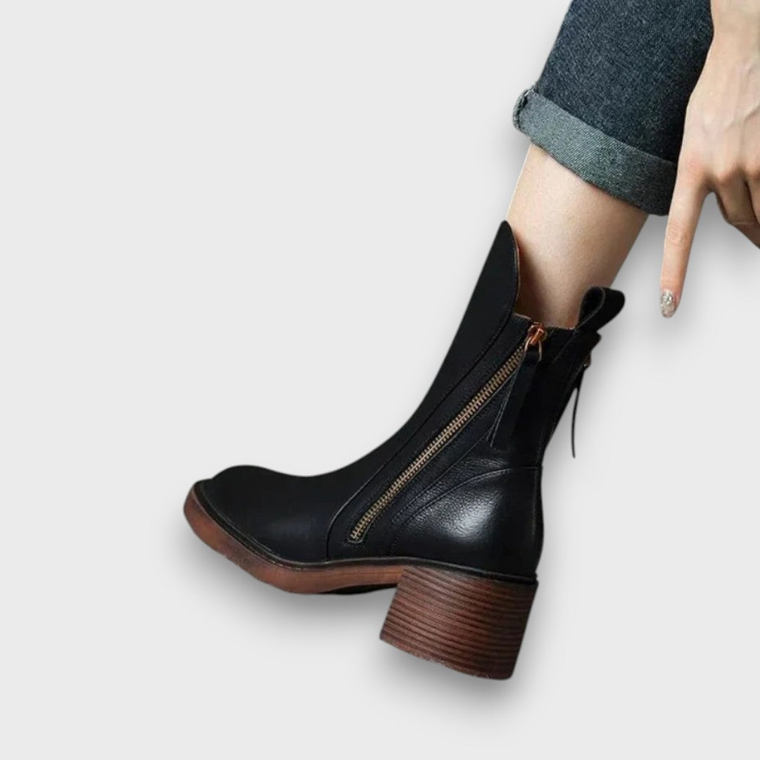 Aurelle – Classy zip ankle boots