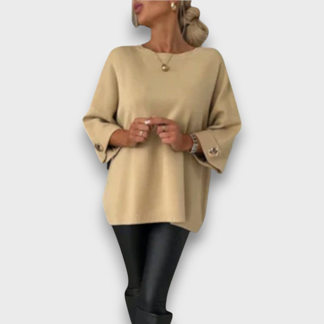 Isalyn – Elegant Knit Blouse