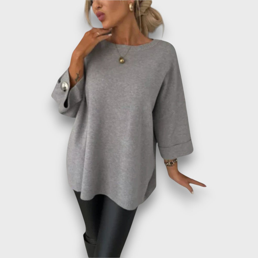 Isalyn – Elegant Knit Blouse
