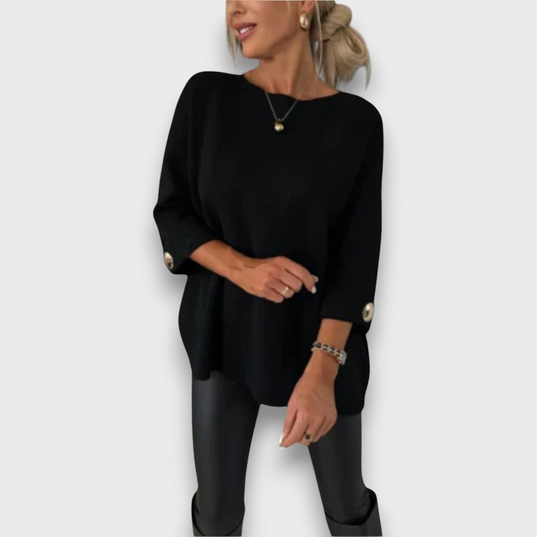 Isalyn – Elegant Knit Blouse