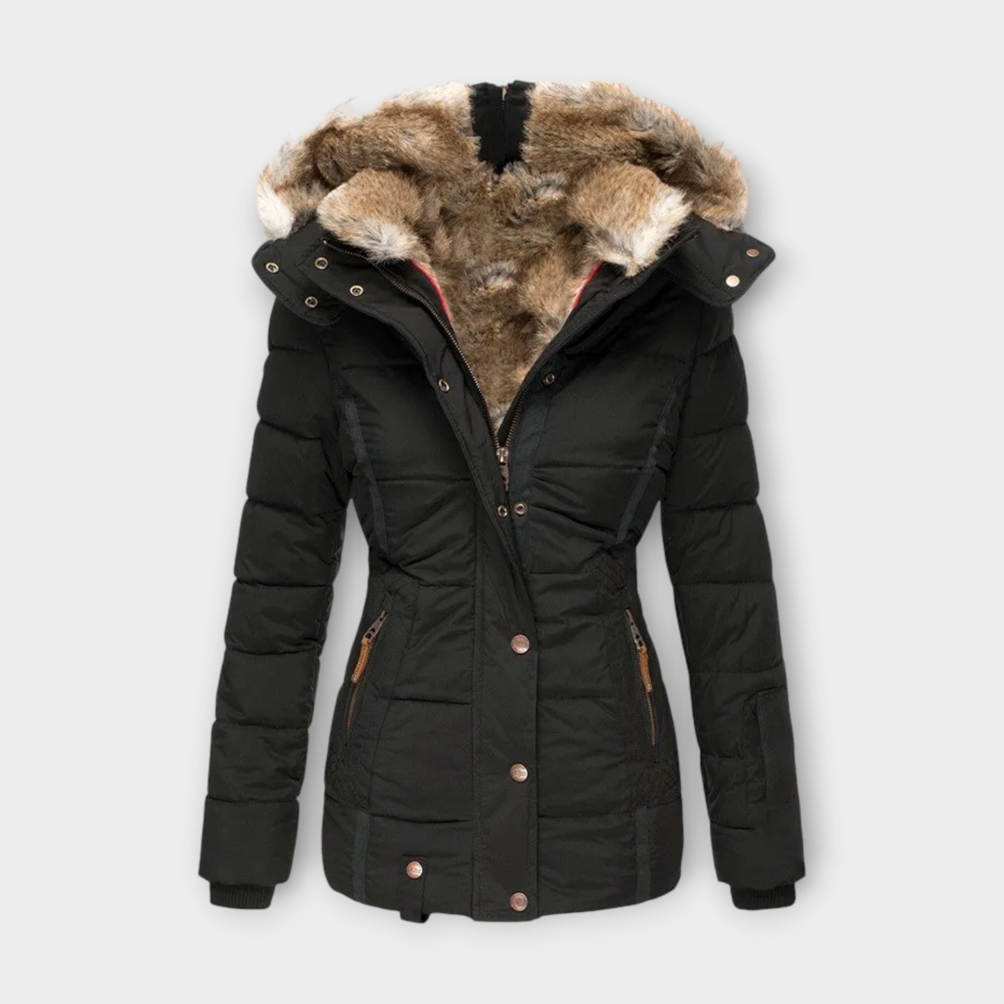 Emyra – Winter Jacket with Fur Hood