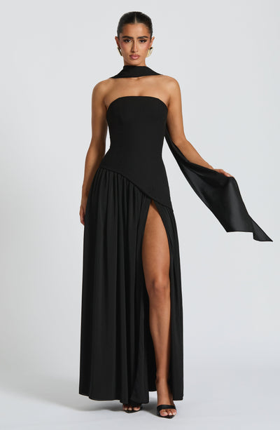 Rynellea - Elegant Strapless Evening Dress