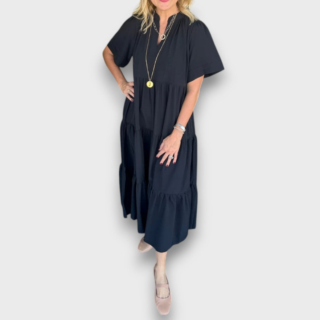 Marenna – Casual V-Neck Maxi Dress
